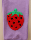 Cute Strawberry Appliqué Sweatpants - CCMOM