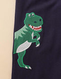 Dinosaur Appliqué Embroidered Sweatpants - CCMOM