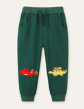 Dinosaur Appliqué Sweatpants