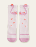 Dinosaur Flamingo Printed Knee Socks - CCMOM