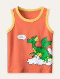 Dinosaur Printed Vest - CCMOM