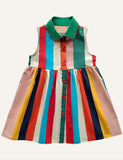 Children's Sleeveless Colorful Striped Vest Dress