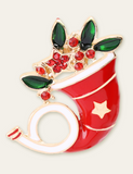 Christmas Cute Cartoon Brooch