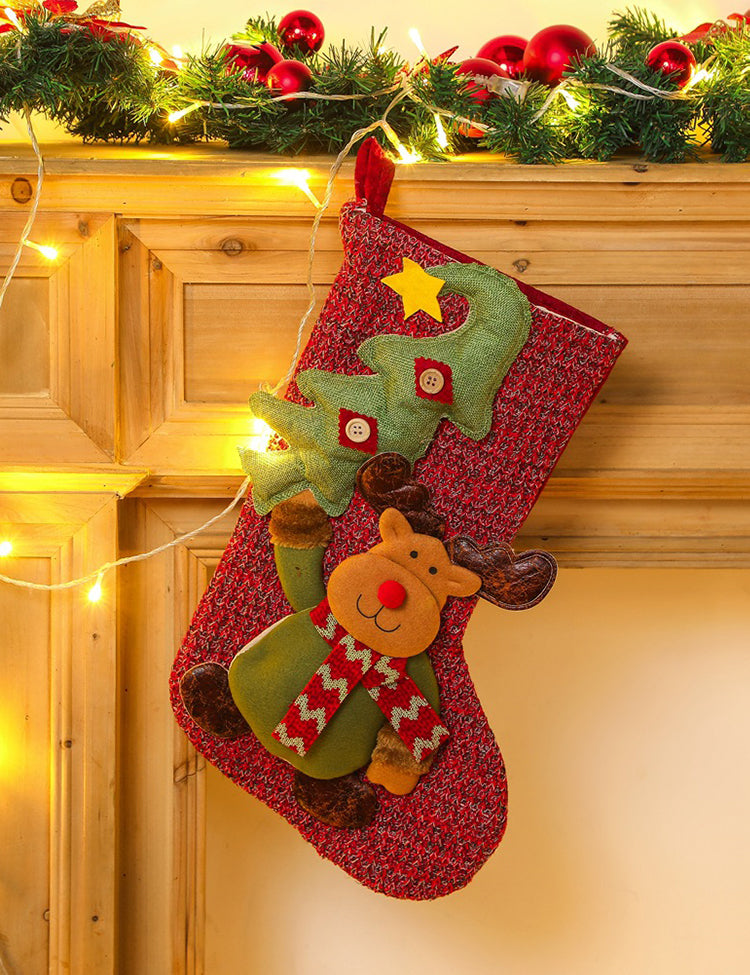 Christmas Gift Candy Socks Christmas Tree Gift Bag