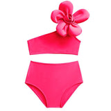 Parent-Child Swimsuit Three-Dimensional Large Flower Swimsuit