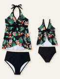 Floral Printed Family Matching Swimsuit - CCMOM