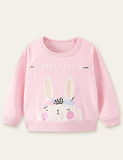 Garland Rabbit Printed Sweatshirt - CCMOM