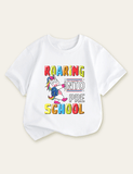 Kids First Day of School Unicorn Printed T-shirt - CCMOM