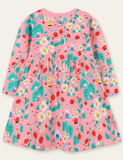 Kitty Flowers Printed Dress - CCMOM