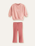Letter Printed Cute Sweatshirt + Pants - CCMOM