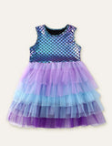Mermaid Mesh Party Dress - CCMOM