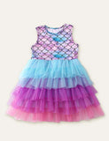 Mermaid Mesh Party Dress - CCMOM