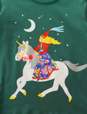 Princess Horse Printed Long-Sleeve T-shirt - CCMOM