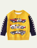 Racing Brocade Sweater - CCMOM