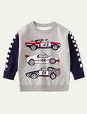 Racing Brocade Sweater - CCMOM