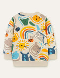 Rainbow Animal Full Printed Sweatshirt - CCMOM