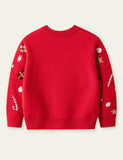 Santa Claus Gift Full Printed Sweater - CCMOM