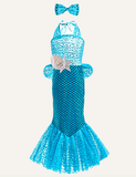 The girl's mermaid dress