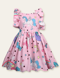 Unicorn Printed Dress