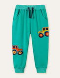 Unisex Car Appliqué Embroidery Sweatpants - CCMOM