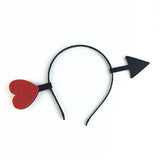 Cute Creative Funny Heart-Shaped Headband Valentine's Day Cute Heart-Shaped Hairpin Hair Hoop