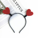 Cute Creative Funny Heart-Shaped Headband Valentine's Day Cute Heart-Shaped Hairpin Hair Hoop