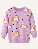 Children's Printed Long-Sleeved Pullover