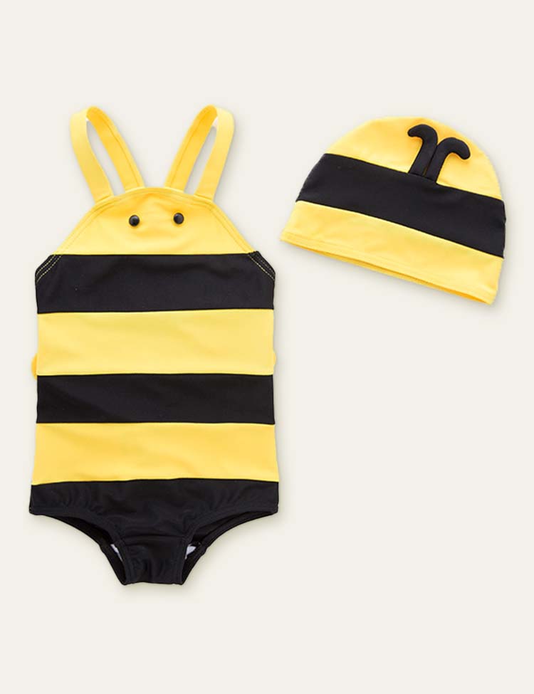 Bee Striped Swimsuit