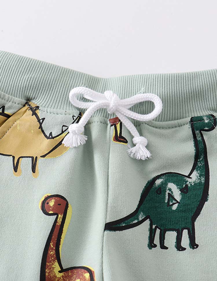 Dinosaur Printed Shorts