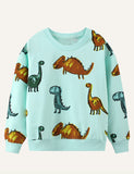 Children's Dinosaur Animal Print Sweatshirt