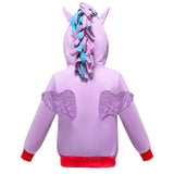 Kids' Overcoat New Children Printed Coat Foreign Trade Popular Style Girls My Little Pony: Friendship Is Magic Sweatshirt Hoodie