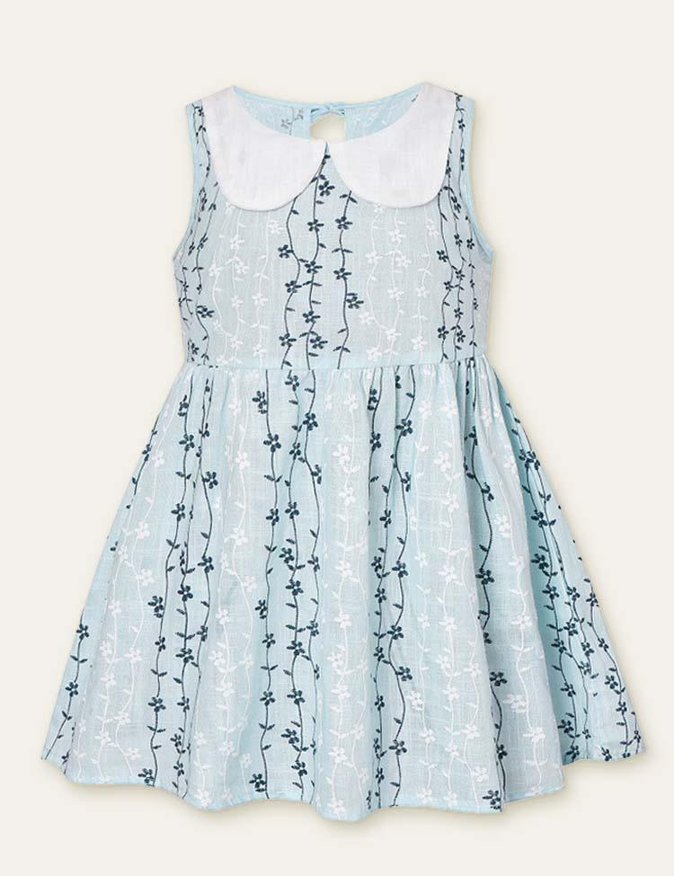 Floral Printed Sleeveless Dress - CCMOM
