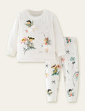 Flower Girl Printed Pajamas
