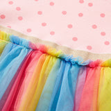 Children's rainbow tulle dresses