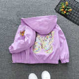 Girl All-Match Coat Spring and Autumn Thin Fashion Hoodie