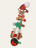 Christmas Cartoon Barrettes