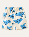 Airplane Full Printed Shorts - CCMOM