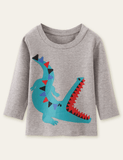 Alligator Printed Long Sleeve T-shirt