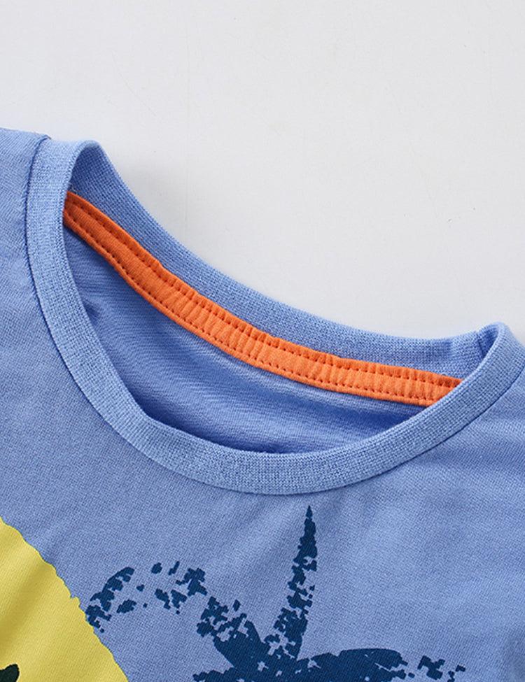 Alligator Printed Long Sleeve T-shirt - CCMOM