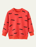 Alligator Printed Sweater - CCMOM