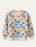 Animal Car Full Printed Sweatshirt - CCMOM