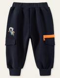 Astronaut Embroidered Sweatpants