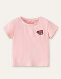 Bear Embroidered T-shirt - CCMOM