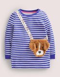 Clearance - Bear Patch Tunic Dress - CCMOM