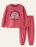 Bear Printed Long-Sleeve Set - CCMOM