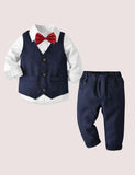 Bow Tie Vest Suit - CCMOM