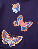 Butterfly Embroidered Dress - CCMOM