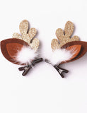 Christmas Elk Hairpins