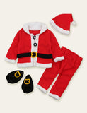 Christmas Santa Claus Cosplay Four-Piece Set