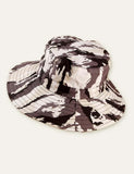 Camouflage Pattern Printed Broad-Brimmed Hat - CCMOM